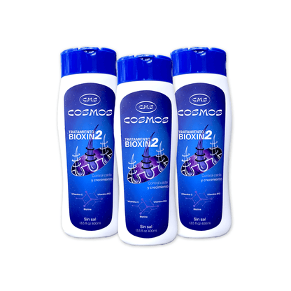 Shampoo Anticaída Femenino CMS Cosmos Bioxin 2 PAGA 2 LLEVA 3
