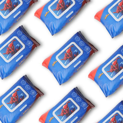 Pack x 12 Pañitos Húmedos Marvel Cosmos Spider-Man
