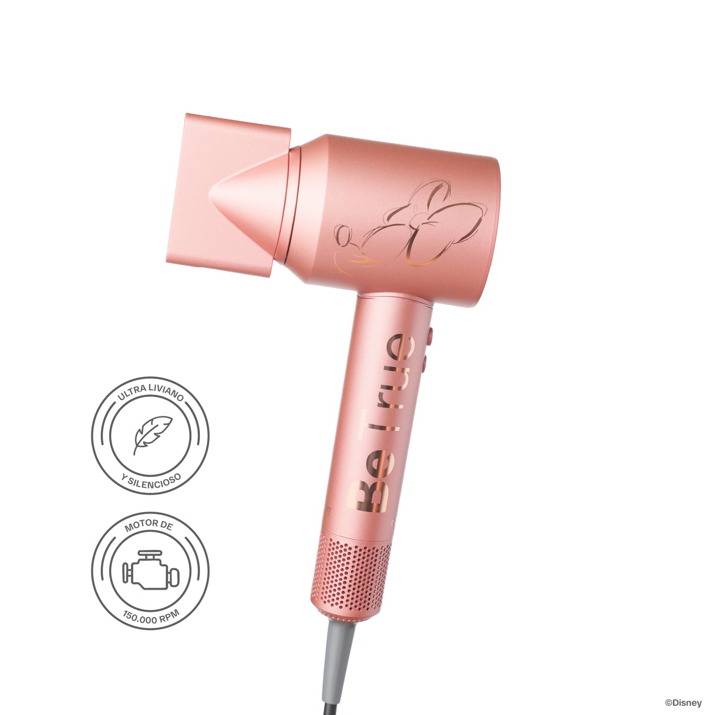 Secador Para Cabello Profesional Cosmos Disney Rosette Minnie