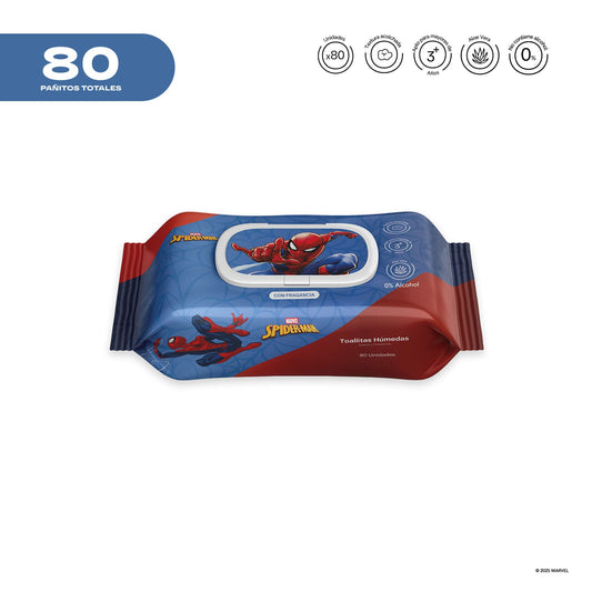 Pañitos Húmedos Marvel Cosmos Spider-Man